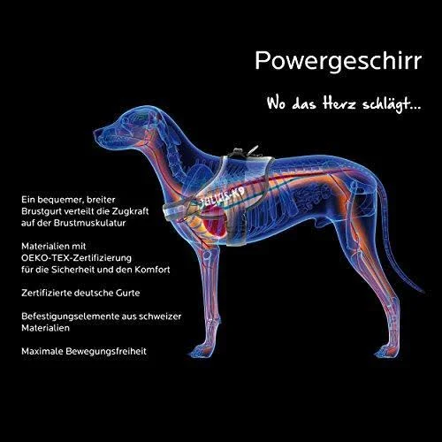 Julius-K9 IDC-Power Harness - British Flag, Size: 4/96-138 cm/38-54.5x22