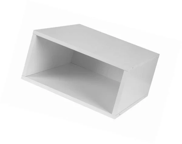 Niche Cubo Storage Set 4 Half Size Cubes, White Wood Grain