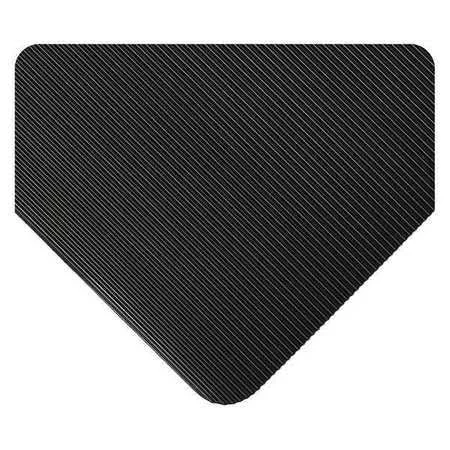 Wearwell Inc 381.18X2X14Bk Corrugated Runner - blk, 2Ftx14Ft
