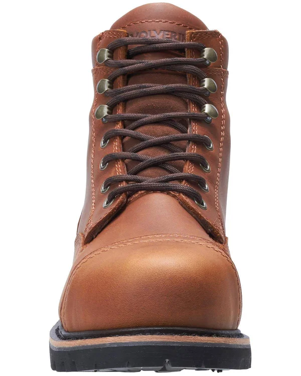 Wolverine 6x22 Journeyman Composite Toe Waterproof Boots, Men's Brown