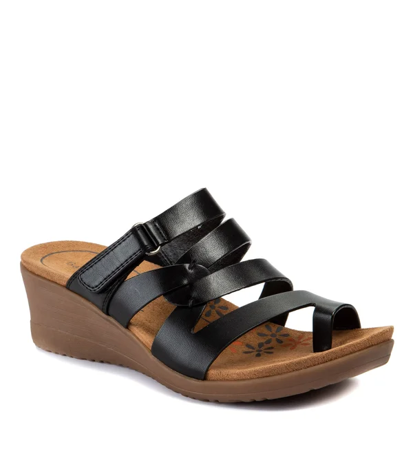 Baretraps Theanna Women's Wedge Sandals, Size: 5.5, Black