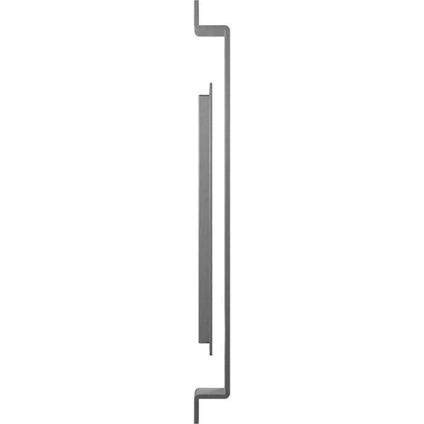 16x22 Pull Handle & 12x22 Flush Pull for 2 1/4x22 Doors, Flint Gray