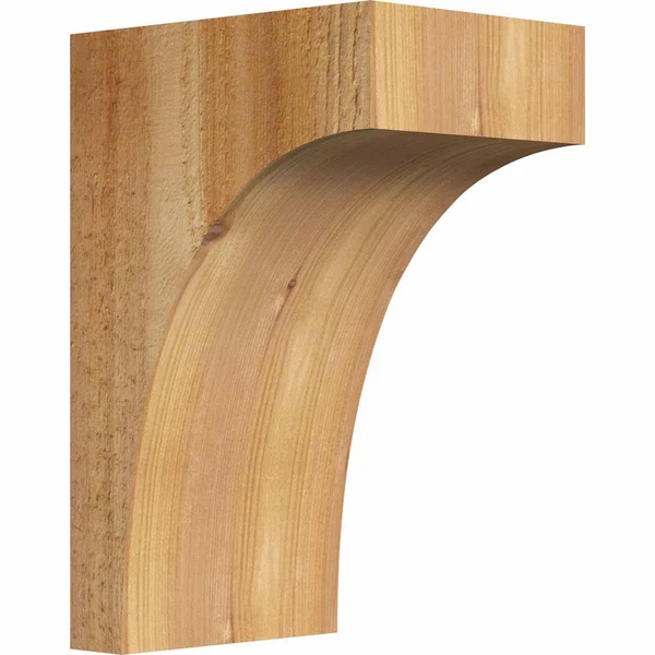 Ekena Millwork COR06X08X12HUN00RWR 6x22W x 8x22D x 12x22H Huntington Rough Sawn Corbel - Western Red Cedar