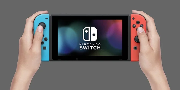 Nintendo Switch with Joy-Con - 32 GB - Neon Blue/Neon Red - includes 64GB SD Card, 1-2-Switch, Just Dance 2017, The Legend of Ze