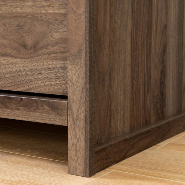 South Shore Lensky 5-Drawer Chest - Natural Walnut