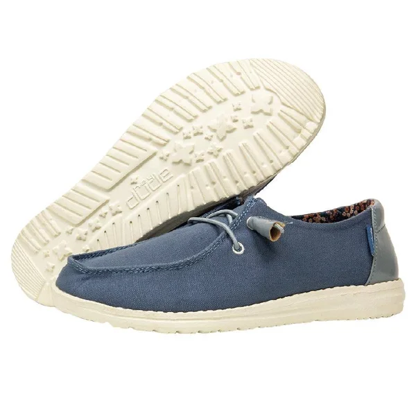 Hey Dude Wendy Linen 121412136 Citadel Blue