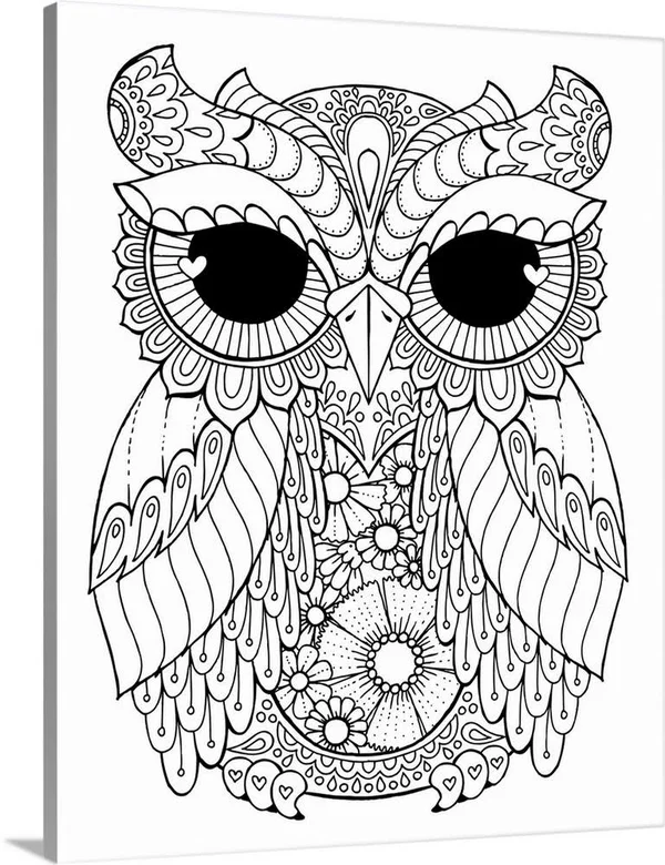 Owl 3 - Canvas Wall Art, 36x45, Great Big Canvas
