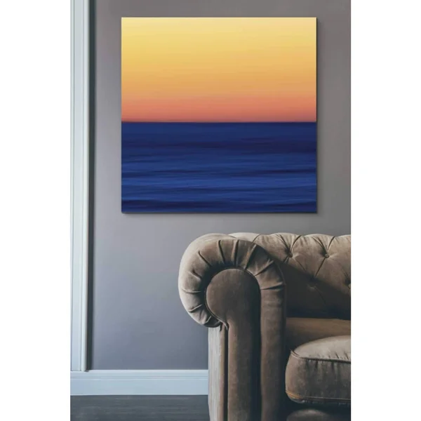 Epic Graffiti 'Fire Water' by Katherine Gendreau, Giclee Canvas Wall Art, 37 inchx37 inch, Size: 37 x 37, Orange