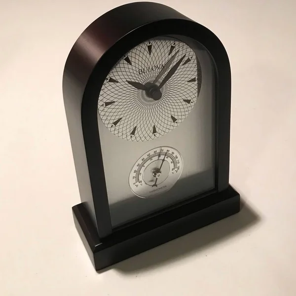 Bulova Madison Desk Clock Black