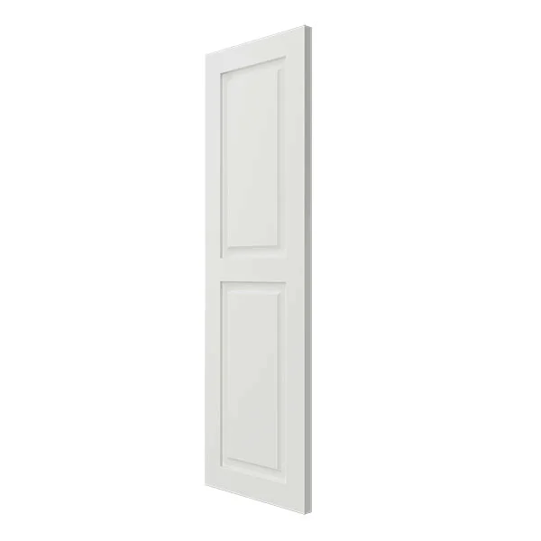 Ekena Millwork CWR15X037UNC 15x22W x 37x22H Exterior Composite Raised Panel Shutters (Per Pair), Unfinished