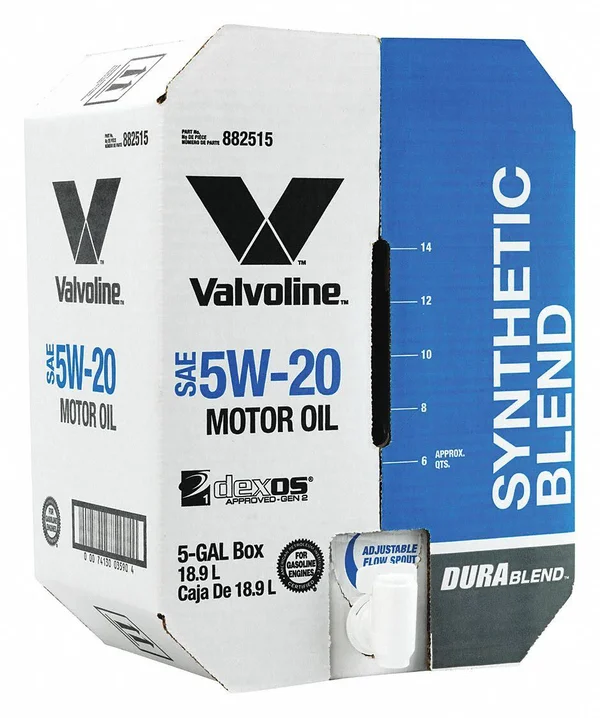 Valvoline 882515 Motor Oil, 5 gal. Sz, 5W-20 SAE Grade, box