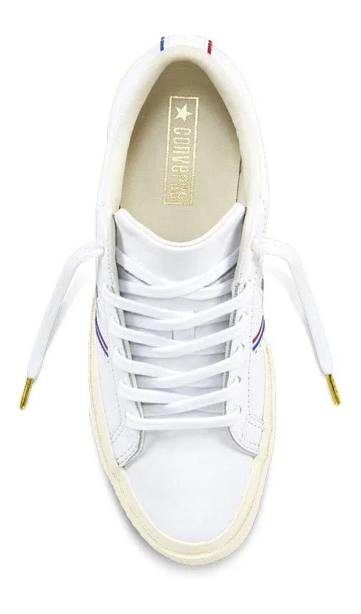 Converse One Star Ox White - Enamel Red & Egret