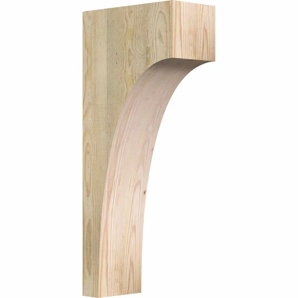 6x22W x 12x22D x 28x22H Huntington Rough Sawn Corbel, Douglas Fir