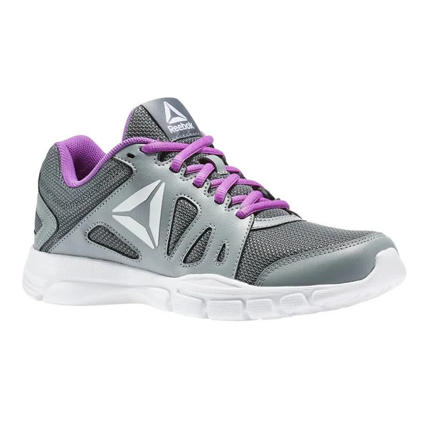 Reebok Women's Trainfusion Nine 2.0 Running Shoe Alloy/Flint Grey/Violet 5