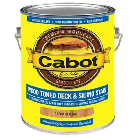 Samuel Cabot Inc Cabot Samuel 19200-07 Gallon Natural VOC Wood Toned Deck & Siding Stain - Pac...