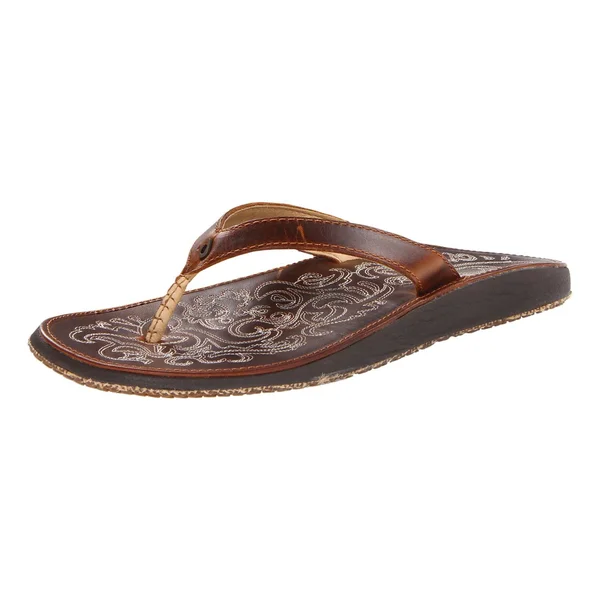 Olukai Women's Paniolo Sandals - 10, Natural/Natural