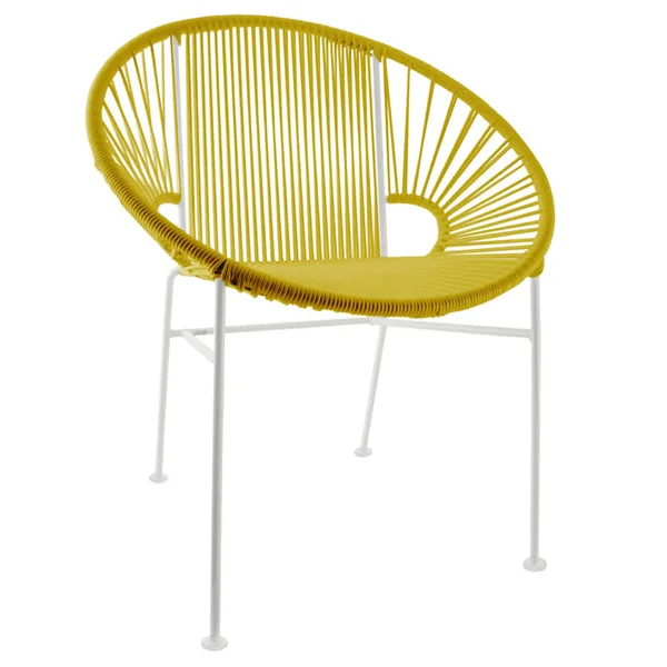 Innit Designs Concha Chair - Black Frame - Yellow