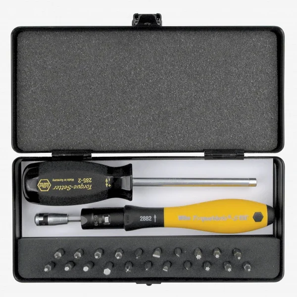 Wiha Tools 28895 ESD TorqueVario-S Micro Bit 24 pc. Set