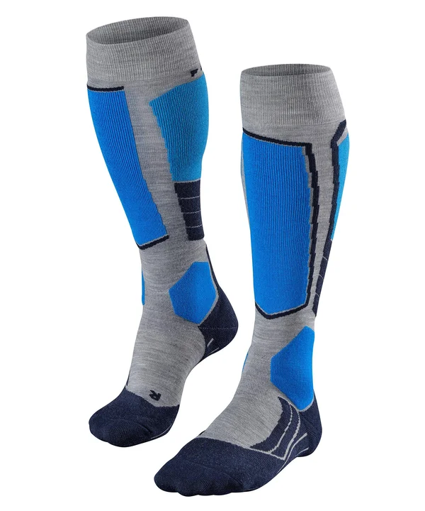 Falke SK2 Mens Snow Socks - Light Grey