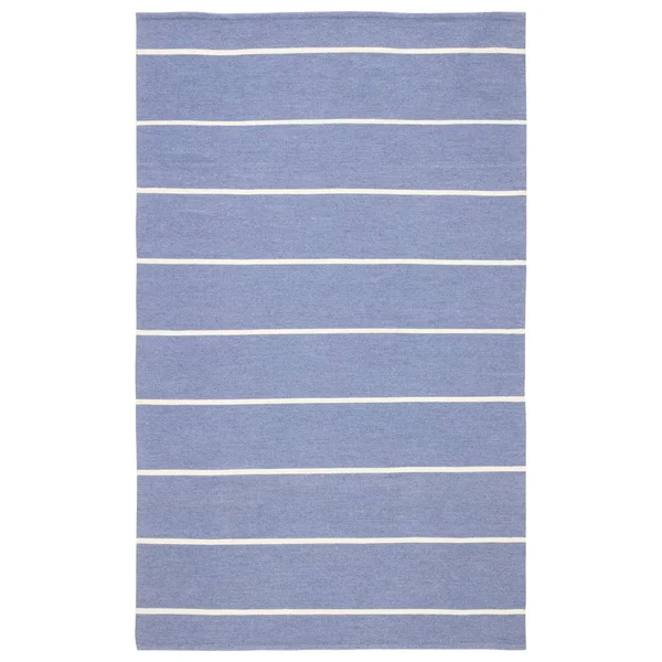 Lowe&s Sundry 9 x 12 Blue/Ivory Indoor/Outdoor Stripe Coastal Handcrafted Area Rug, BRG143127