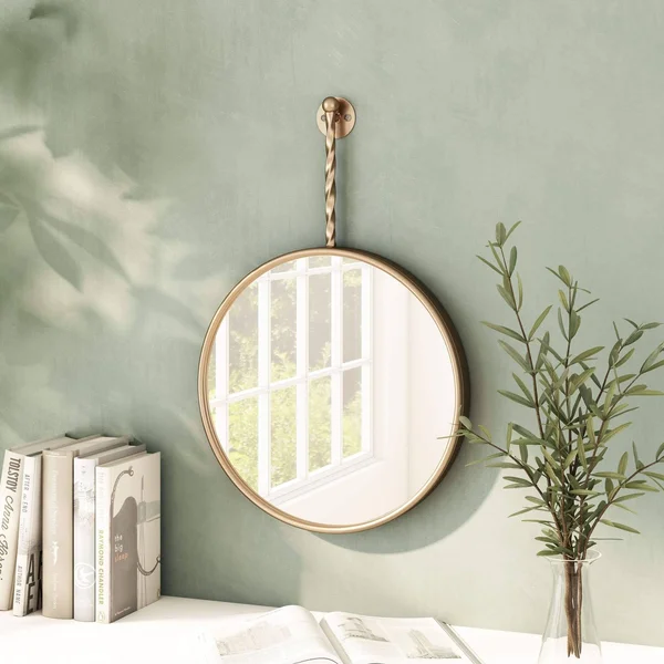 Zuo Modern Moss Mirror Gold