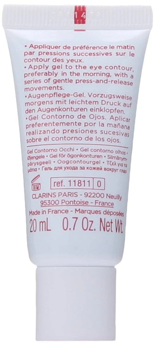 Clarins New Eye Contour Gel for Unisex, 0.7 Ounce