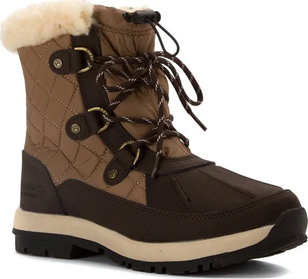 Bearpaw Women's Bethany Boot - 8 - Chocolate - Khaki