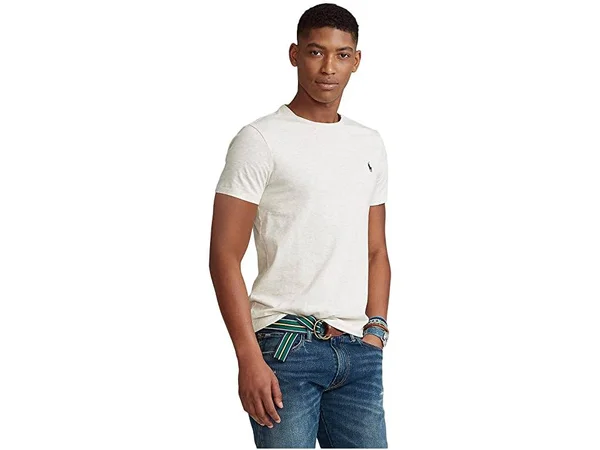 Polo Ralph Lauren Men's Classic-Fit Jersey Crewneck T-Shirt - American Heather