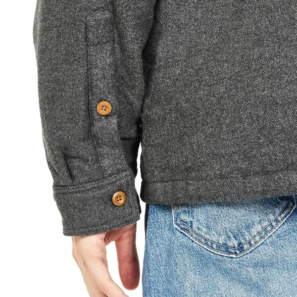 Patagonia Insulated Fjord Flannel Jacket - Men's Forge Grey, M