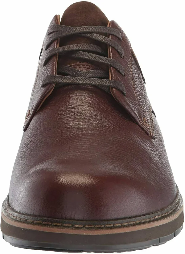 Clarks Men's Un Ramble Lo Oxford Mahogany Leather 10