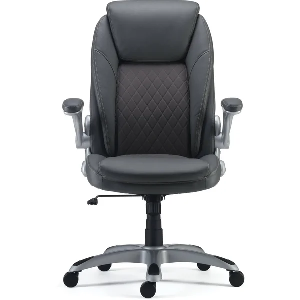 Staples Sorina Bonded Leather Chair Grey (53253)