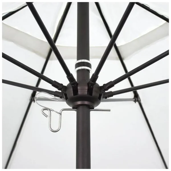 California Umbrella 9& Patio Umbrella - Hot Pink - Silver Pole - Venture Series