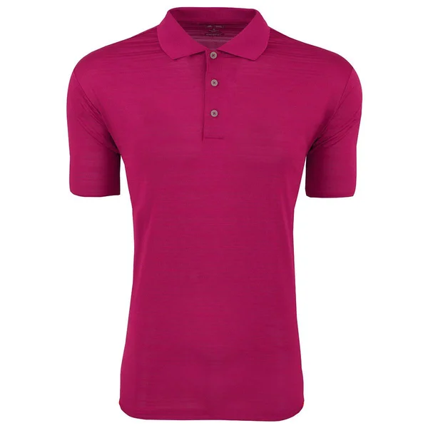 Adidas Golf A161 Men Climalite Textured Short-Sleeve Polo - Tide - S