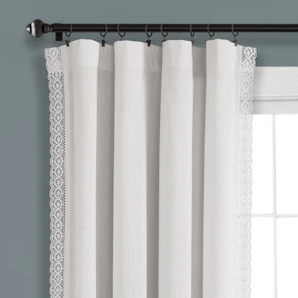 Lush Decor Rosalie Window Curtain Panels Blush 54x84 Set