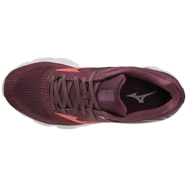 Mizuno - Women's Wave Inspire 16 Running Shoe, Mauve Wine-Cayenne, Size 12