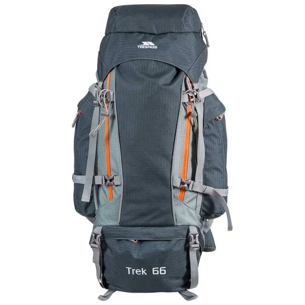 (One size - Olive) Trespass Trek 66 Backpack/Rucksack (66 Litres)