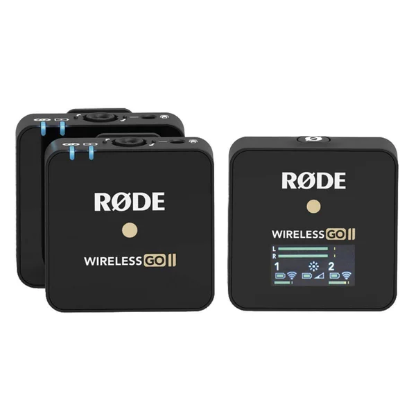 Rode Microphones Wireless Go II Compact Microphone System w/2x Rode Microphone