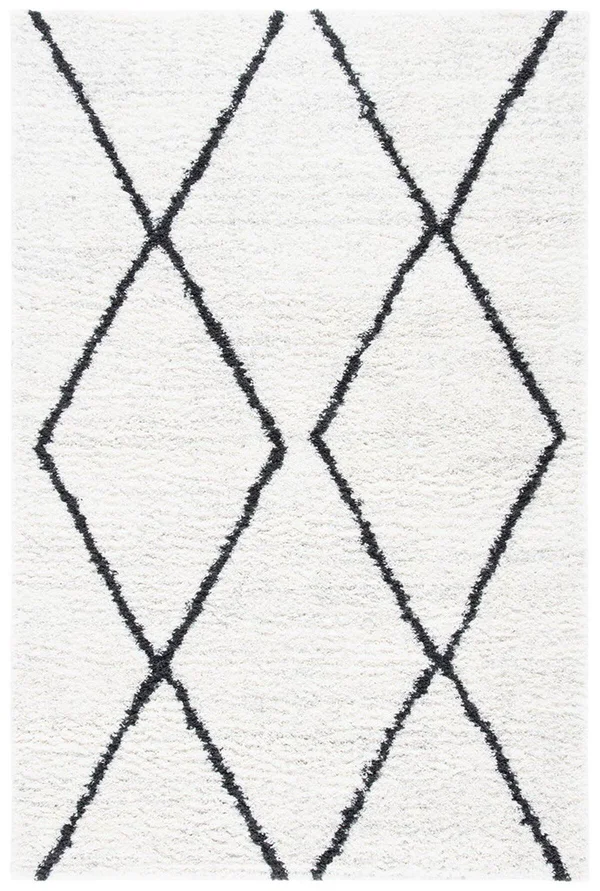 Safavieh Clearance August Shag AUG582F Ivory Rug, 6&7x22x6&7x22 - Round