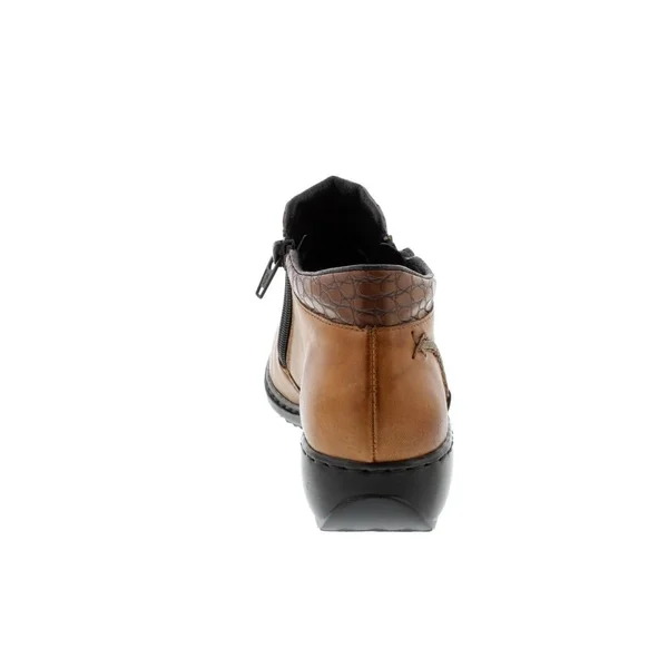 Rieker L3882-24 Womens Ankle Boots Tan Leather 37 EU