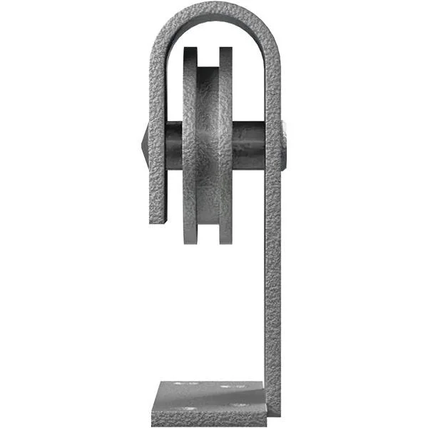 Premium J-Top Mount Roller Hanger w/ Bolts for Barn Door for 1 3/8x22 to 2 1/4x22 Doors, PC Chrome
