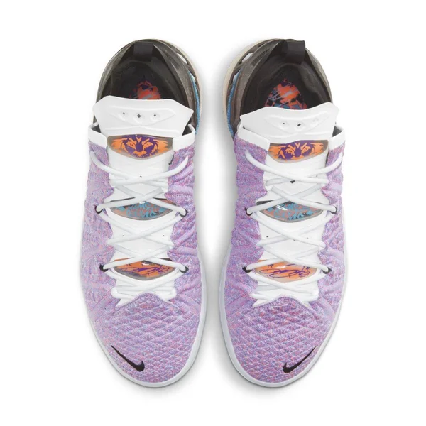 Lebron 18 Blue Multi Basketball Shoe