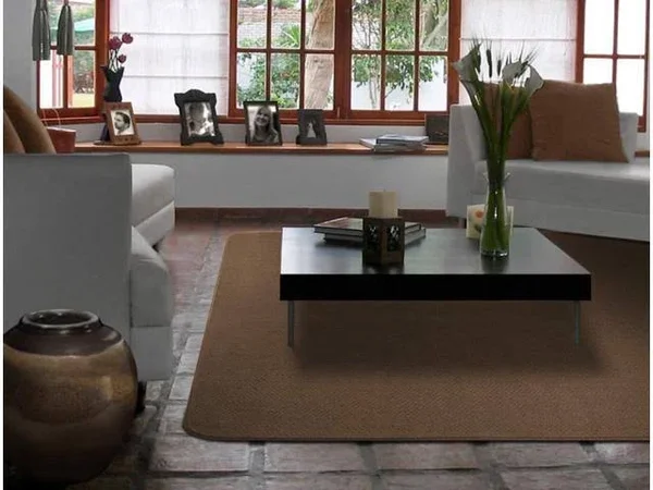 House, Home and More Skid-Resistant Carpet Indoor Area Rug Floor Mat - Toffee Brown - 5& x 8& - Many Other Sizes to Choose from