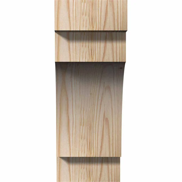6x22W x 12x22D x 16x22H Mediterranean Rough Sawn Corbel - Douglas Fir