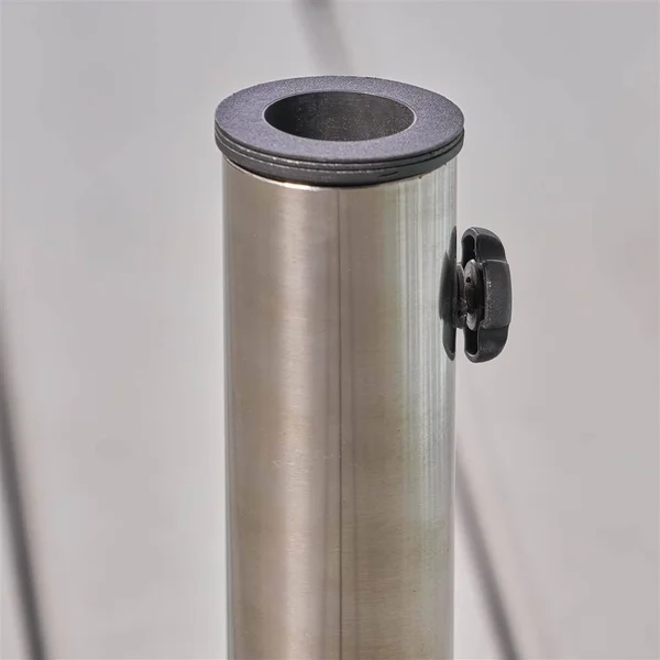 Christopher Knight Home Mota Outdoor Umbrella Base with Stainless Steel Collar by - Black