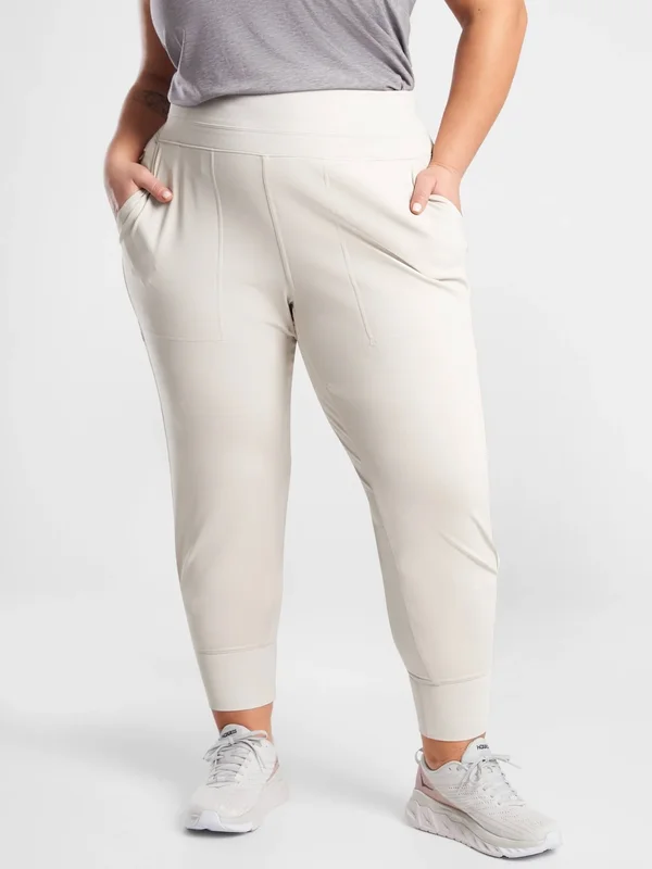 Athleta Women's Venice Jogger Abalone Grey Plus Size 1x
