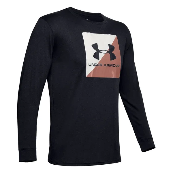 Under Armour Men's Boxed Sportstyle Half Long Sleeve - Black, MD