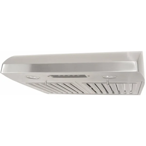 Kobe CHX2236SQB-1 Brillia 36-Inch Under Cabinet Range Hood - 3-Speed, 680 CFM, LED