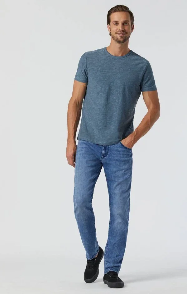 Mavi Jeans Marcus Slim Straight Leg Jeans - Blue - 34 x 30