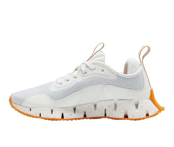 Reebok Women's Zig Dynamica Sneaker True Grey 1/High Vis Orange 6.5