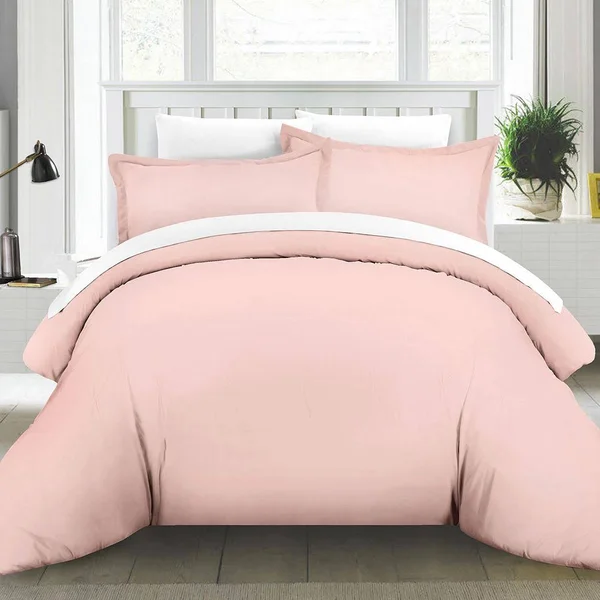 Pointehaven Duvet Cover Set - Color: Rose, Size: King/Cali King